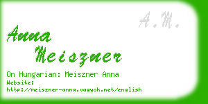 anna meiszner business card